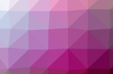 Soyut pembe yatay düşük Poli arka plan resmi. Güzel çokgen tasarım deseni. 