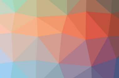 Soyut kırmızı yatay düşük Poli arka plan resmi. Güzel çokgen tasarım deseni. 