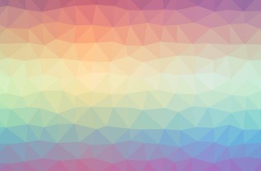 Soyut turuncu, sarı yatay düşük Poli arka plan resmi. Güzel çokgen tasarım deseni. 