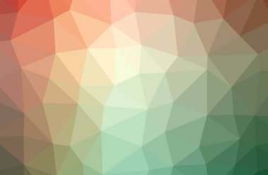 Soyut turuncu yatay düşük Poli arka plan resmi. Güzel çokgen tasarım deseni. 