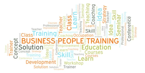 Business People Formation word cloud . — Photo