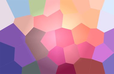 Mavi, yeşil, kırmızı Dev Hexagon arkaplanının soyut çizimi