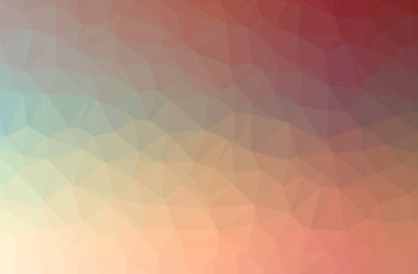 Soyut turuncu yatay düşük Poli arka plan resmi. Güzel çokgen tasarım deseni. 