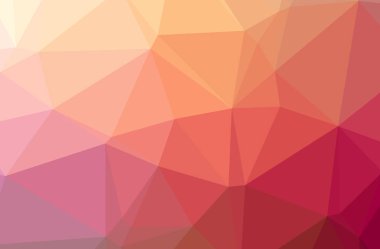 Soyut kırmızı yatay düşük Poli arka plan resmi. Güzel çokgen tasarım deseni. 