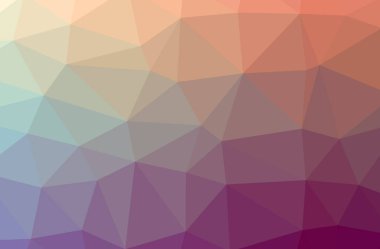 Soyut pembe yatay düşük Poli arka plan resmi. Güzel çokgen tasarım deseni. 