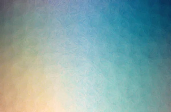 Ilustrasi abstrak dari latar belakang Impasto biru, hijau, kuning — Stok Foto
