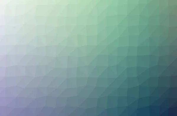 추상적인 파란색, 녹색, 보라색 수평 낮은 폴 리 배경 그림. 아름 다운 다각형 디자인 패턴. — 스톡 사진