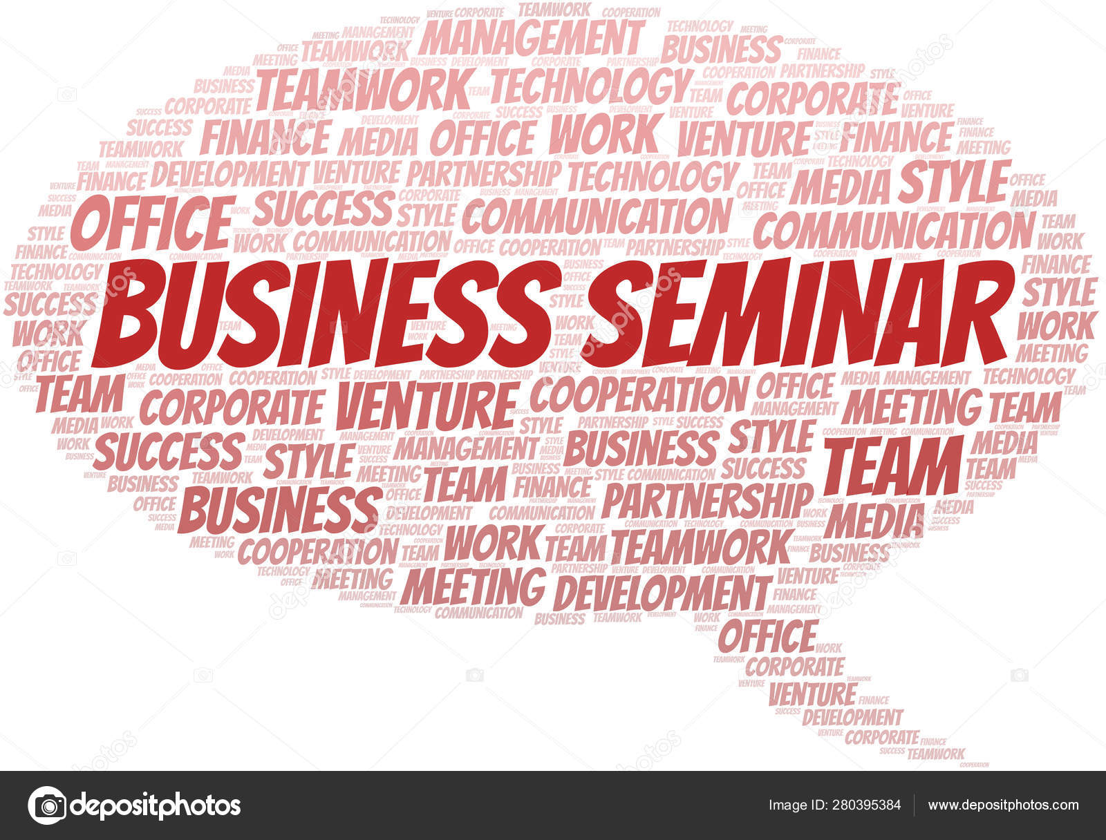 Business Seminar Word Cloud Collage Nur Mit Text Stockvektor C Sharafmaksumov