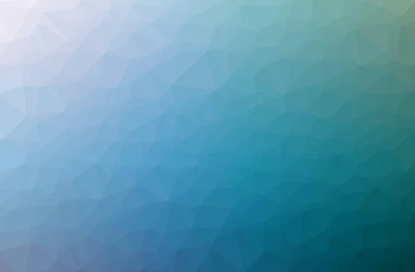 Illustration av abstrakta blå horisontell låg poly bakgrund. Vackra polygon designmönster. — Stockfoto