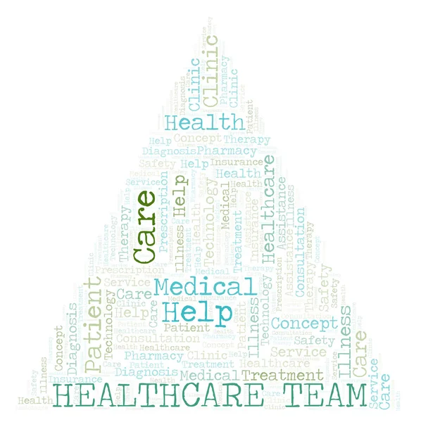 Healthcare Team word cloud. — Stock Photo, Image