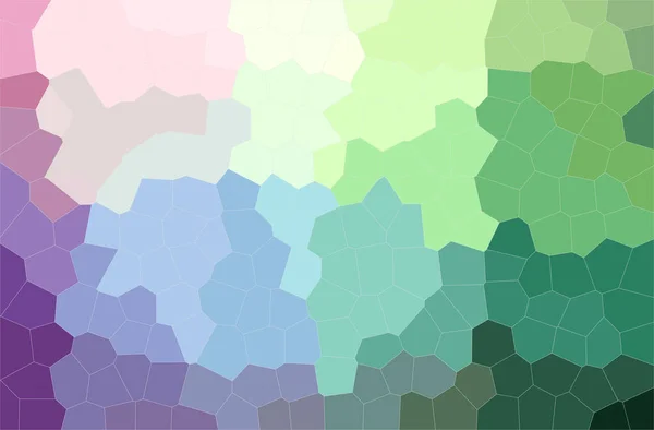 Абстрактна ілюстрація синього, зеленого фону середнього розміру шестикутника — стокове фото