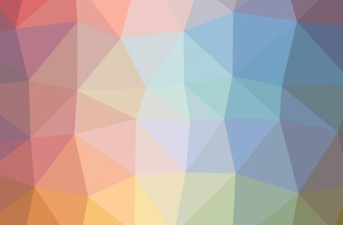 Mavi ve sarı yatay düşük Poli arka plan resmi. Güzel çokgen tasarım deseni. 