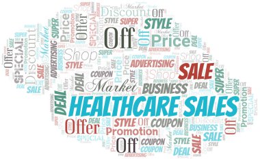 Sağlık satış Word Cloud. Metin Ile yapılan wordcloud.