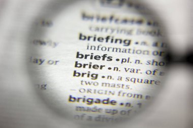 Sözlükteki Brier sözcüğü veya tümceciği.