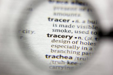 Sözlükteki sözcük veya sözcük Tracery.