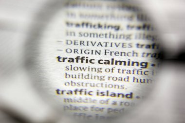 Sözlükte sakinleştirici trafik sözcüğü veya tümceciği.