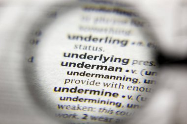 Sözlükte Underman sözcüğü veya tümceciği.