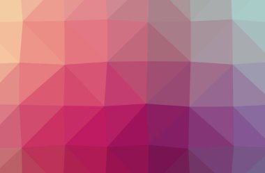 Soyut pembe yatay düşük Poli arka plan resmi. Güzel çokgen tasarım deseni. 