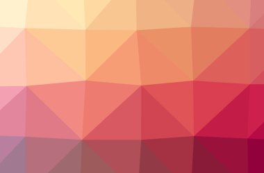 Soyut kırmızı yatay düşük Poli arka plan resmi. Güzel çokgen tasarım deseni. 