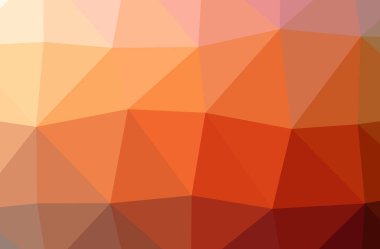 Soyut turuncu yatay düşük Poli arka plan resmi. Güzel çokgen tasarım deseni. 