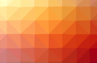 Soyut turuncu yatay düşük Poli arka plan resmi. Güzel çokgen tasarım deseni. 