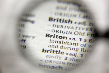 Sözlükteki Briton sözcüğü veya deyimi.