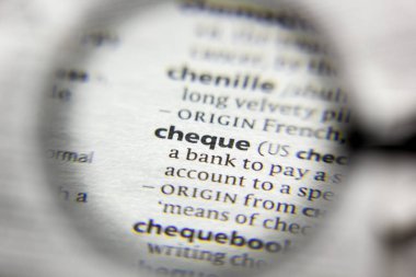 Sözlükteki sözcük veya tümcecik Çek.