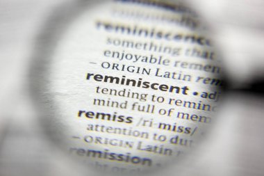 Sözlükte anımsatan sözcük veya tümcecik.