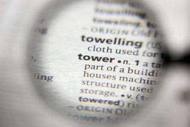 Sözlükteki sözcük veya tümcecik Kule.