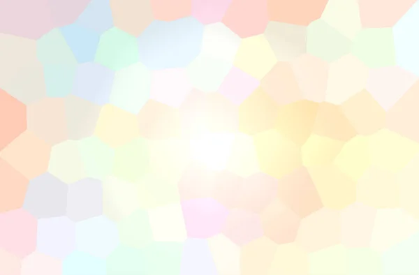 Ilustração abstrata de laranja Big Hexagon fundo — Fotografia de Stock