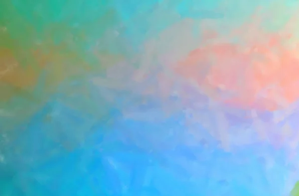 Абстрактна ілюстрація синьо-помаранчевого сухого масляного фарбування — стокове фото