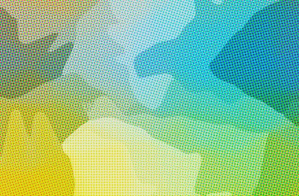 Абстрактная иллюстрация на фоне синих и желтых точек — стоковое фото