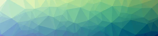 Illustration of abstract Blue And Green banner low poly background. Beautiful polygon design pattern. — Stock Photo, Image