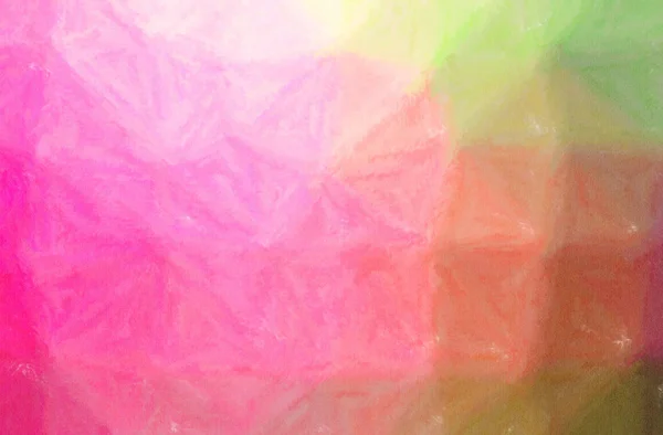 Ilustración abstracta de fondo de lápiz de cera verde y rosa — Foto de Stock