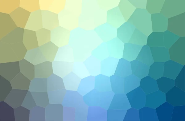 Ilustração abstrata de azul e verde Big Hexagon fundo — Fotografia de Stock