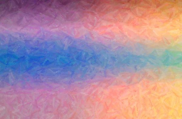 Ilustrasi abstrak latar belakang krayon biru, ungu dan kuning . — Stok Foto