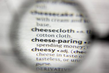 Sözlükte peynir-paring sözcüğü veya tümceciği.