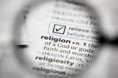 Sözlükte Din sözcüğü veya tümcesi.