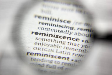 Sözlükteki sözcük veya sözcük Anımsama.