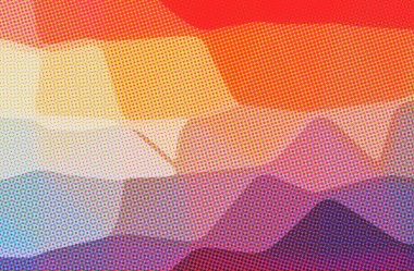 Kırmızı Noktalar arkaplanının soyut çizimi