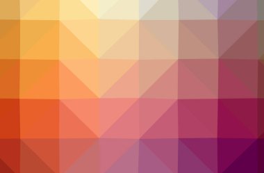 İllüstrasyon soyut mavi, turuncu, pembe, kırmızı yatay düşük Poli arka plan. Güzel çokgen tasarım deseni. 