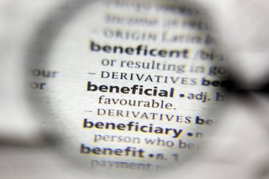 Sözlükte Yararlı sözcük veya tümcecik.