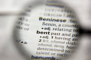 Sözlükte Bent sözcüğü veya tümceciği.