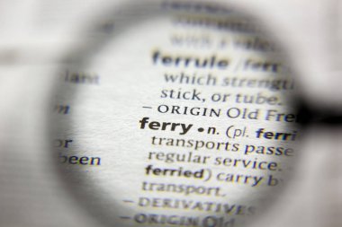 Sözlükte kelime veya ifade Feribot.