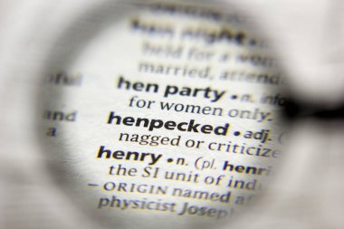 Sözlükte Henpecked kelimesi veya deyimi.
