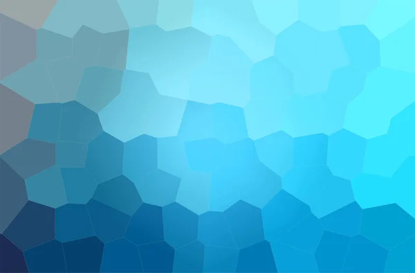 Ilustración abstracta del fondo azul del gran hexágono — Foto de Stock