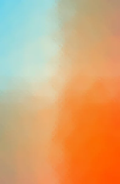Abstrakte Darstellung von blauem, orangefarbenem Glasblock-Hintergrund — Stockfoto