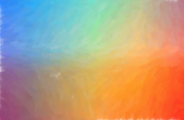 Абстрактная иллюстрация зеленого, оранжевого, красного акварельного фона — стоковое фото
