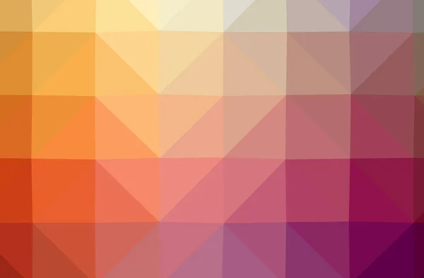 Ilustración de fondo polivinílico bajo horizontal abstracto azul, naranja, rosa, rojo. Hermoso patrón de diseño polígono . —  Fotos de Stock