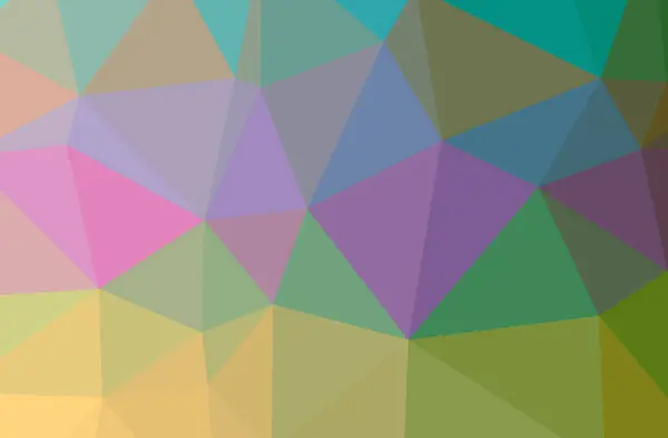 Ilustração de abstrato Verde horizontal baixo fundo poli. Belo padrão de design de polígono . — Fotografia de Stock